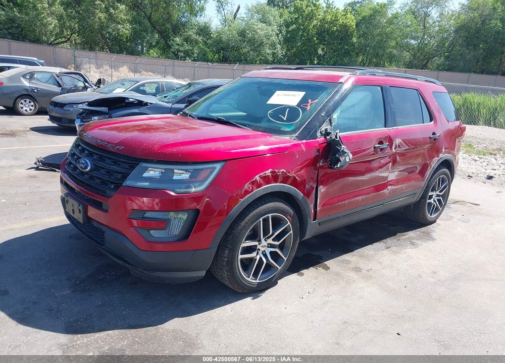 2016 FORD EXPLORER SPORT VIN: 1FM5K8GT8GGC05559