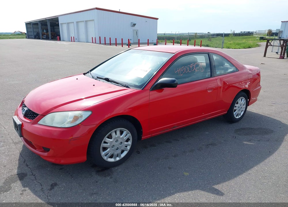 2005 HONDA CIVIC LX VIN: 1HGEM22545L016921