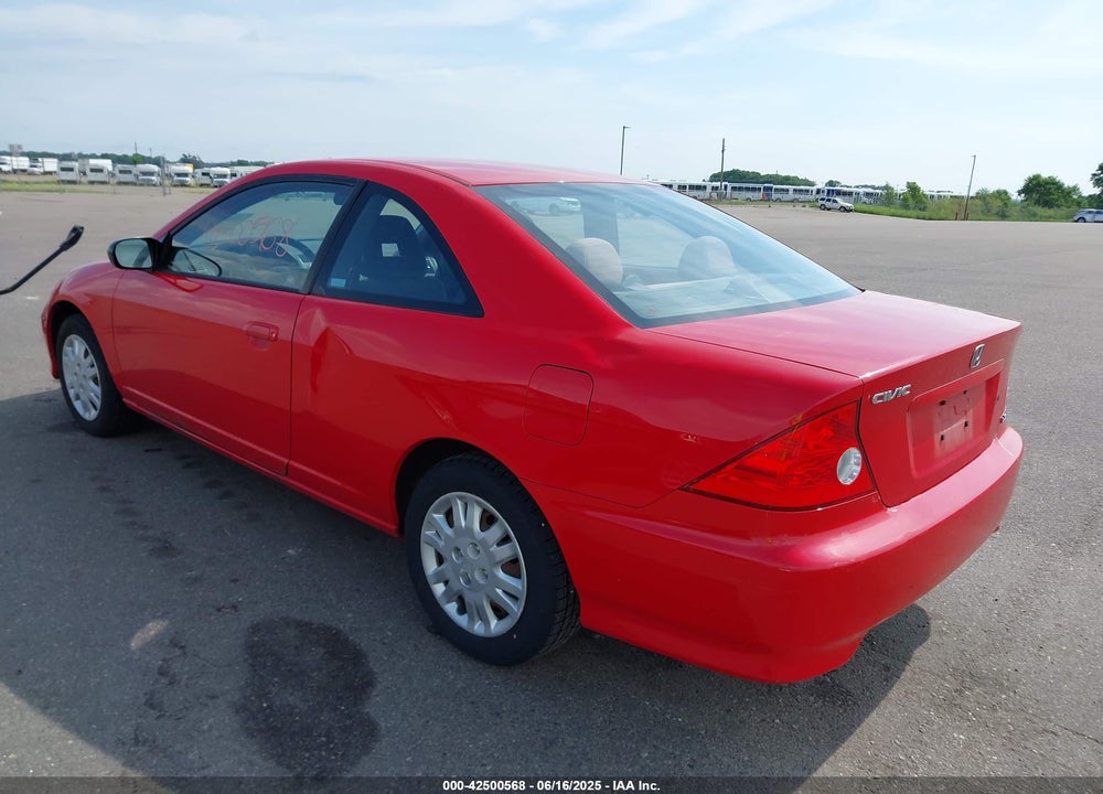 2005 HONDA CIVIC LX VIN: 1HGEM22545L016921