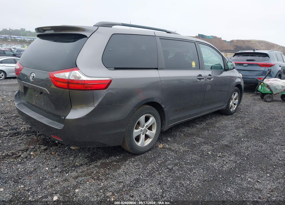 2015 TOYOTA SIENNA VIN: 5TDKK3DC6FS529807