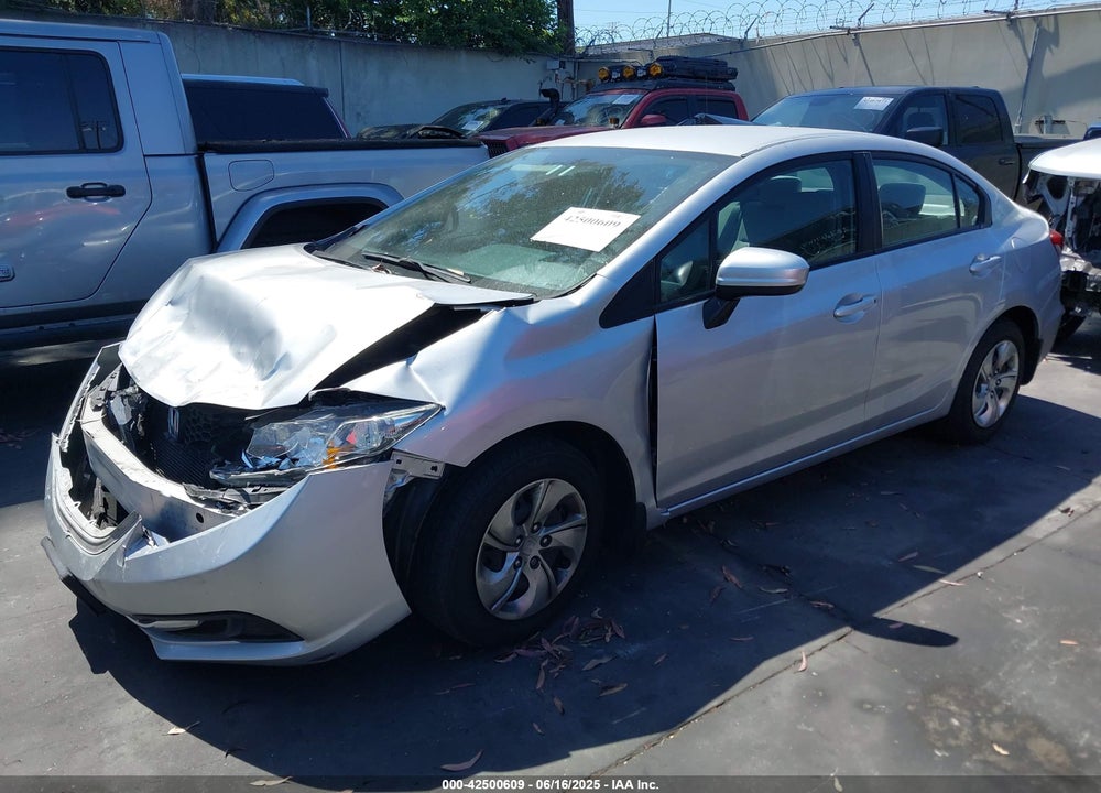 2014 HONDA CIVIC LX VIN: 19XFB2F53EE226096