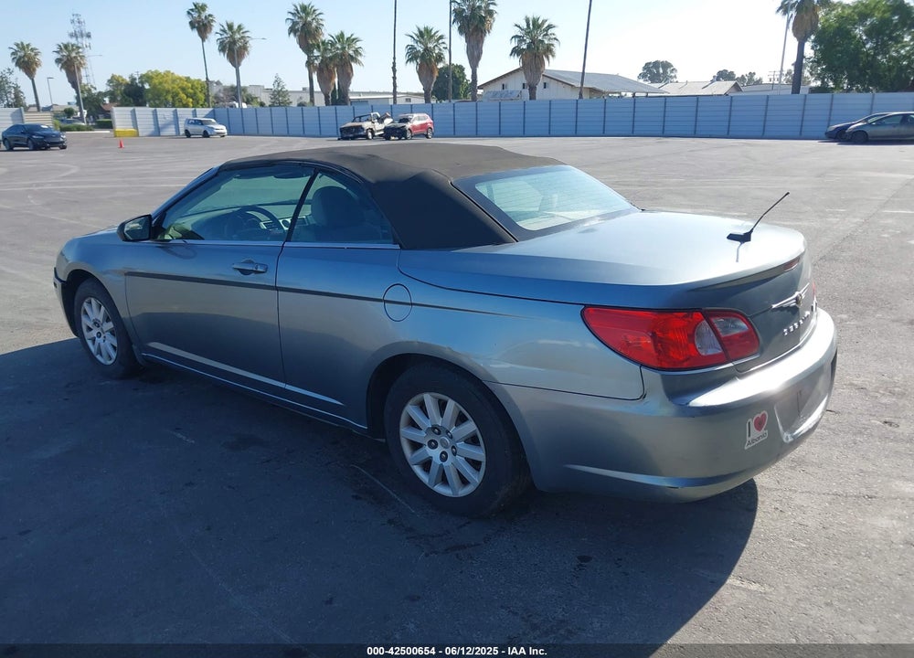 2008 CHRYSLER SEBRING LX VIN: 1C3LC45K38N107472