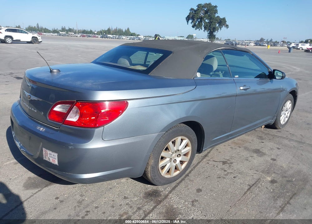 2008 CHRYSLER SEBRING LX VIN: 1C3LC45K38N107472