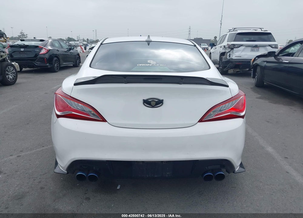 2013 HYUNDAI GENESIS COUPE VIN: KMHHT6KD8DU081739