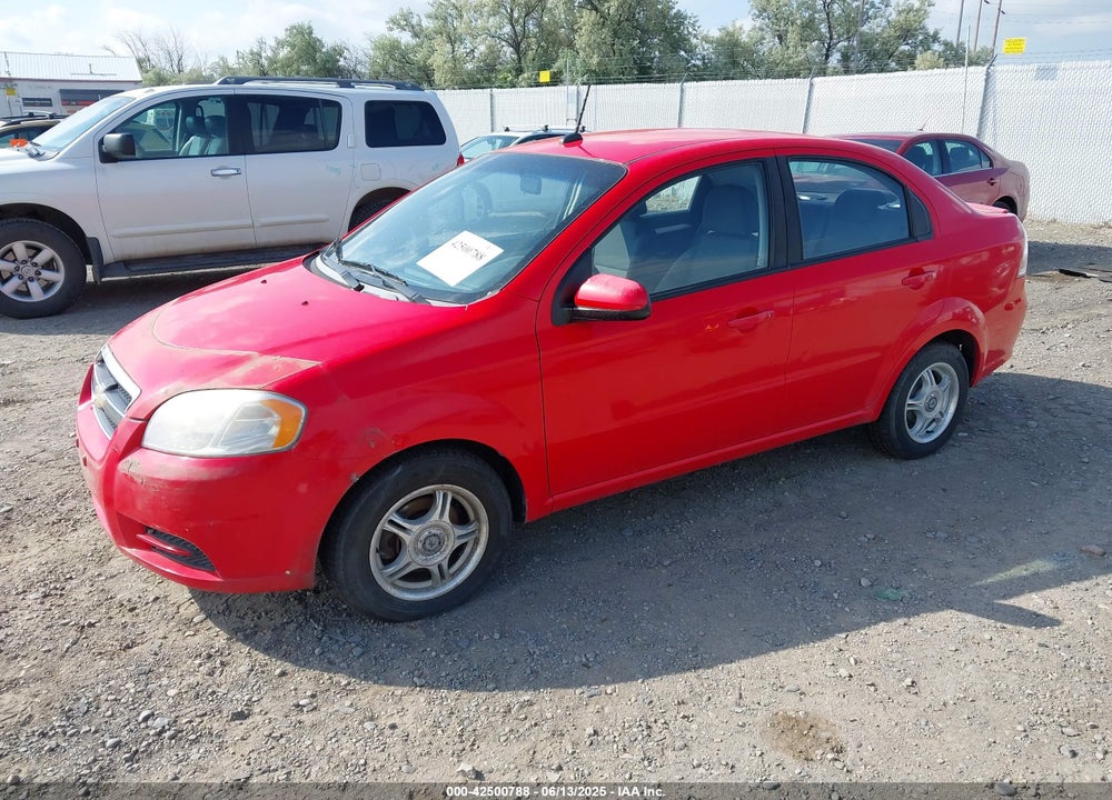 2010 CHEVROLET AVEO LT VIN: KL1TD5DE1AB100478