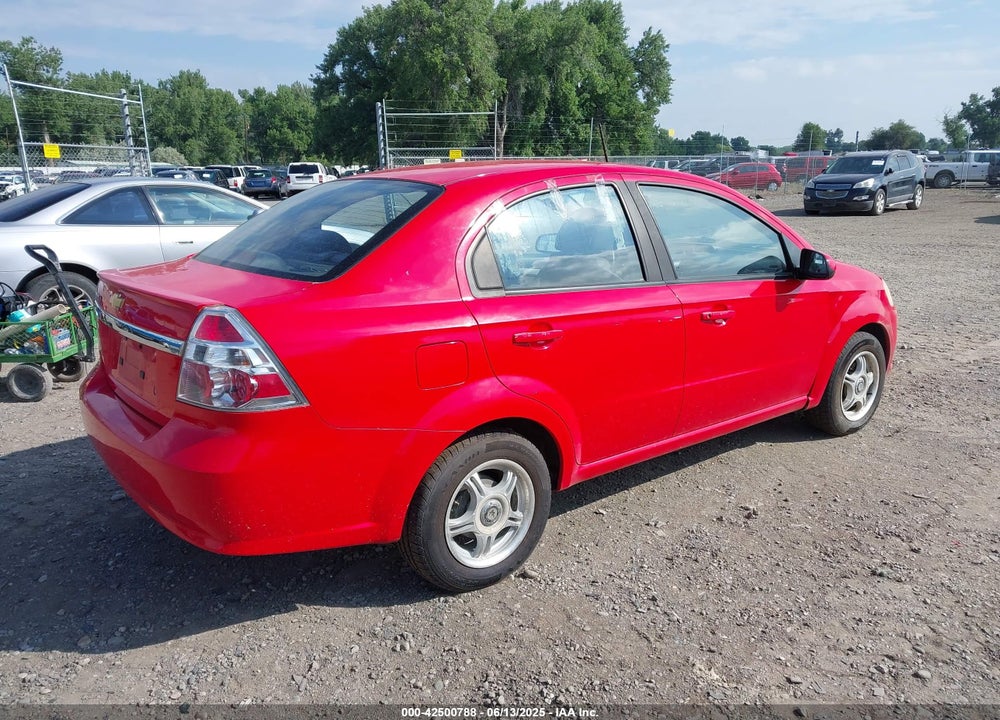 2010 CHEVROLET AVEO LT VIN: KL1TD5DE1AB100478