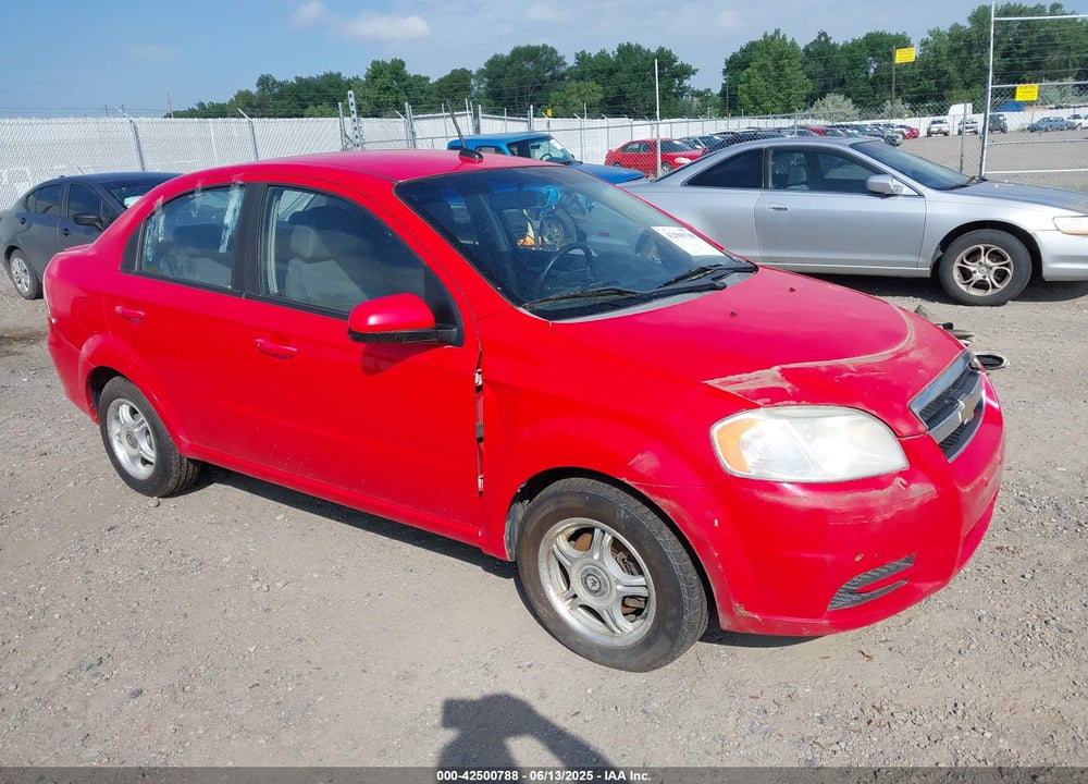 2010 CHEVROLET AVEO LT VIN: KL1TD5DE1AB100478
