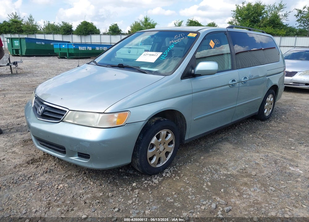 2002 HONDA ODYSSEY EX VIN: 2HKRL18682H587986