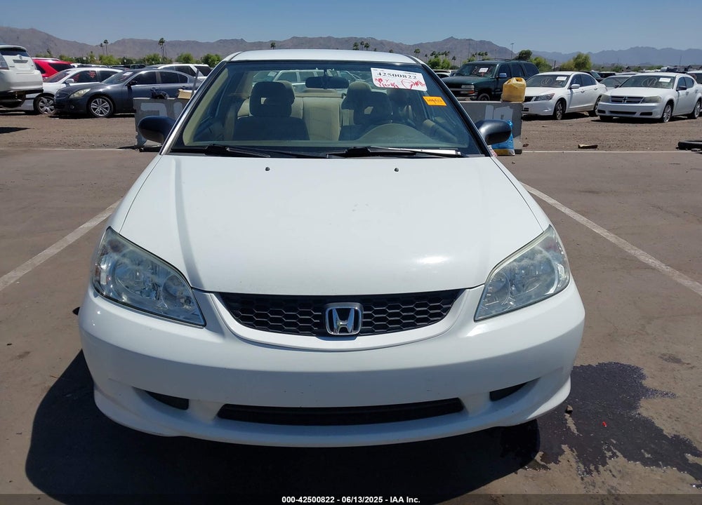 2005 HONDA CIVIC VIN: 1HGEM22395L039223