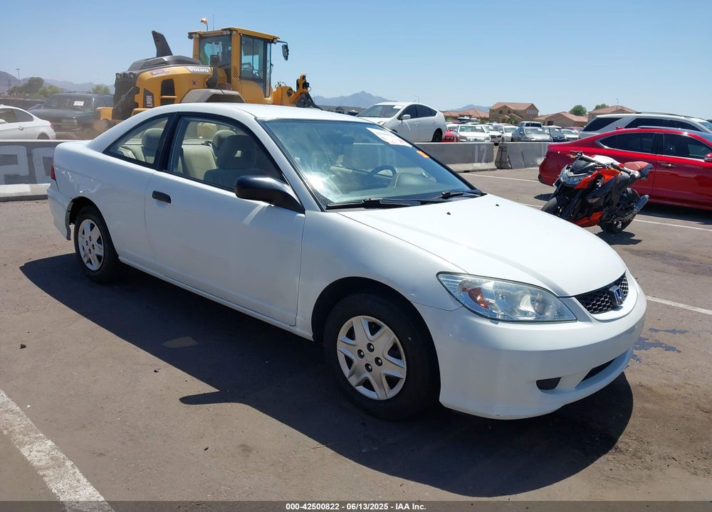 2005 HONDA CIVIC VIN: 1HGEM22395L039223