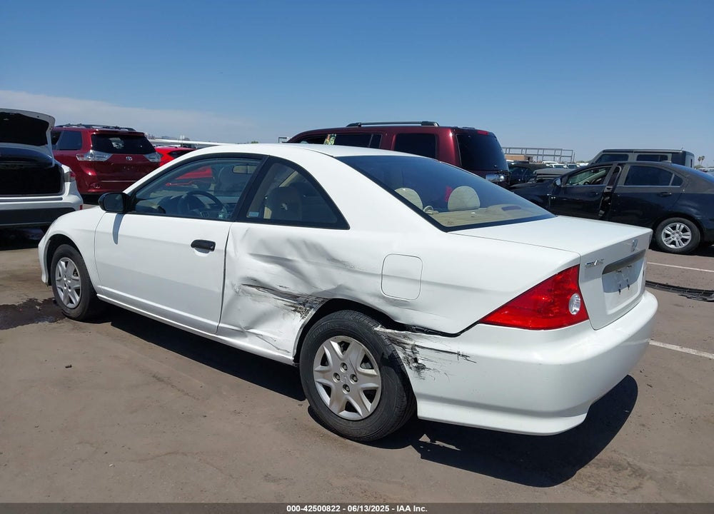 2005 HONDA CIVIC VIN: 1HGEM22395L039223