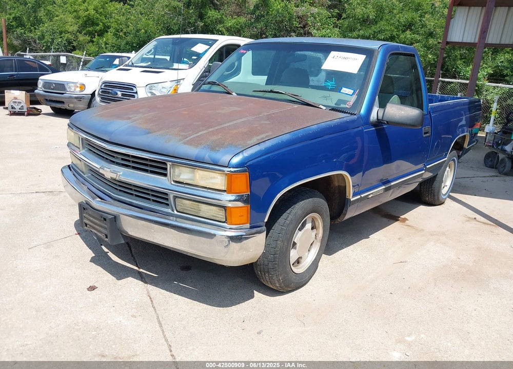 1997 CHEVROLET C1500 FLEETSIDE VIN: 1GCEC14W2VZ127370