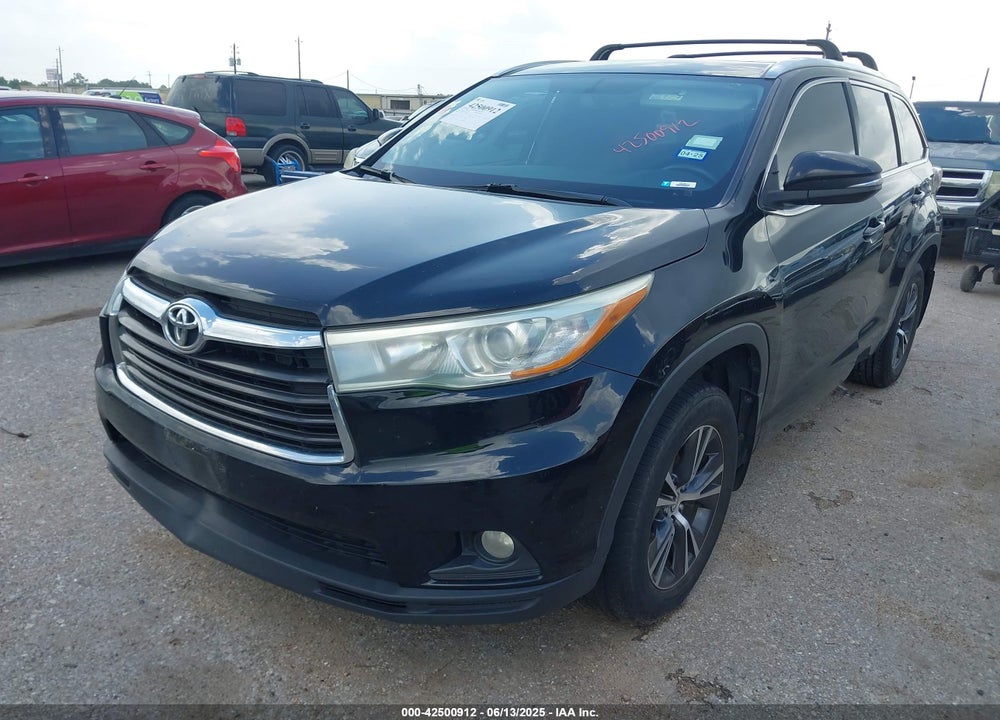 2016 TOYOTA HIGHLANDER XLE V6 VIN: 5TDKKRFH5GS501364