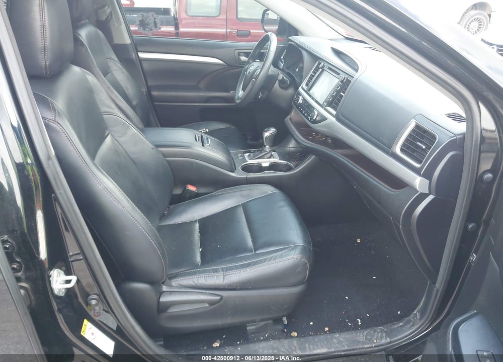 2016 TOYOTA HIGHLANDER XLE V6 VIN: 5TDKKRFH5GS501364