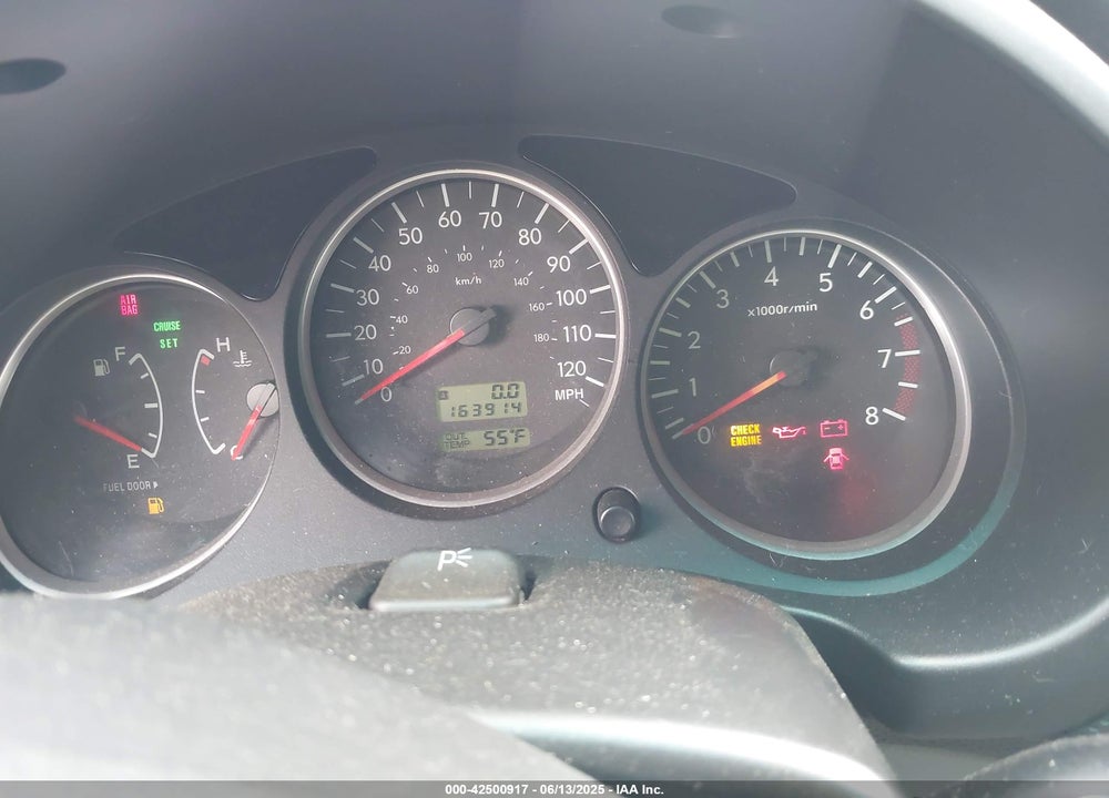 2008 SUBARU FORESTER VIN: JF1SG656X8G700086