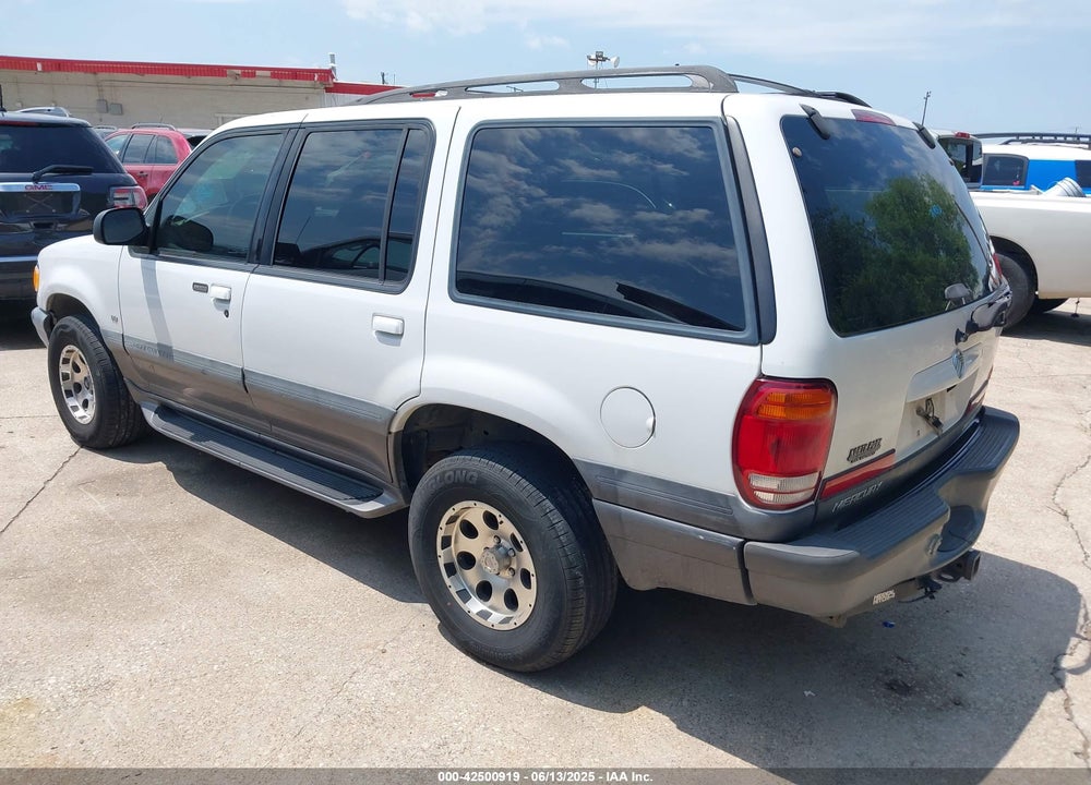 2001 MERCURY MOUNTAINEER VIN: 4M2ZU66P31UJ04943