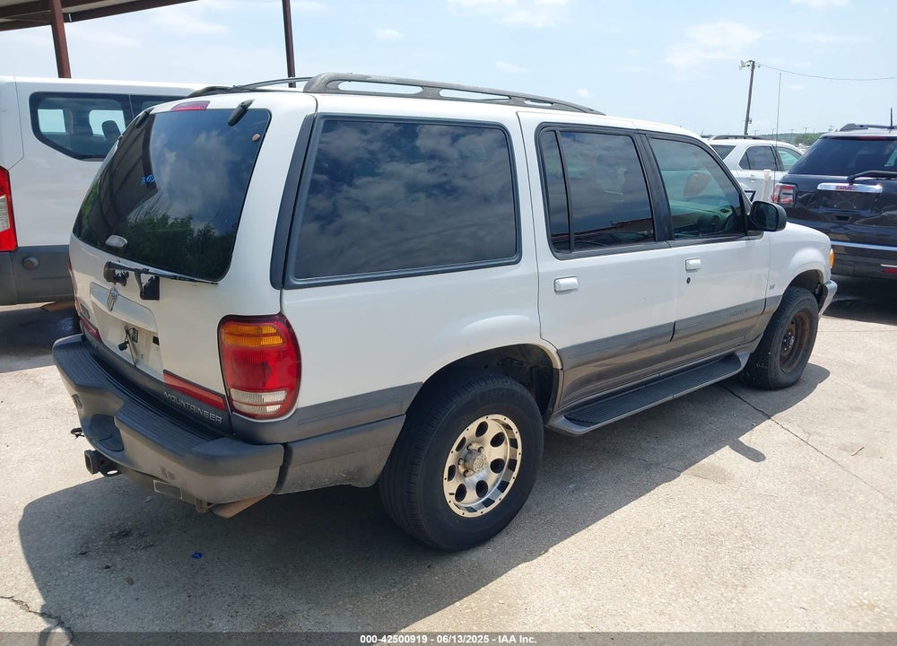 2001 MERCURY MOUNTAINEER VIN: 4M2ZU66P31UJ04943