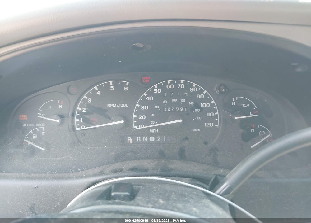 2001 MERCURY MOUNTAINEER VIN: 4M2ZU66P31UJ04943