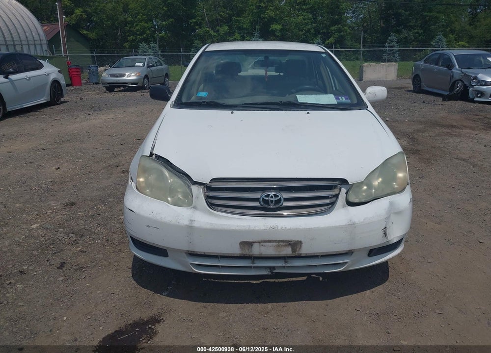 2003 TOYOTA COROLLA LE VIN: JTDBR32E930019739