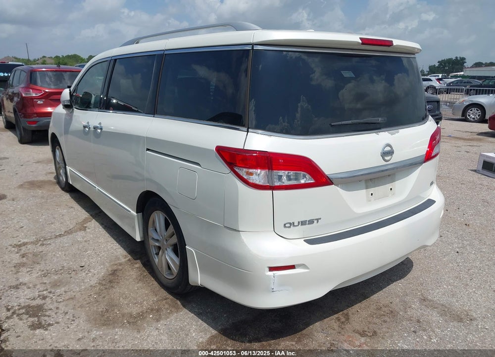 2012 NISSAN QUEST SL VIN: JN8AE2KP1C9036618