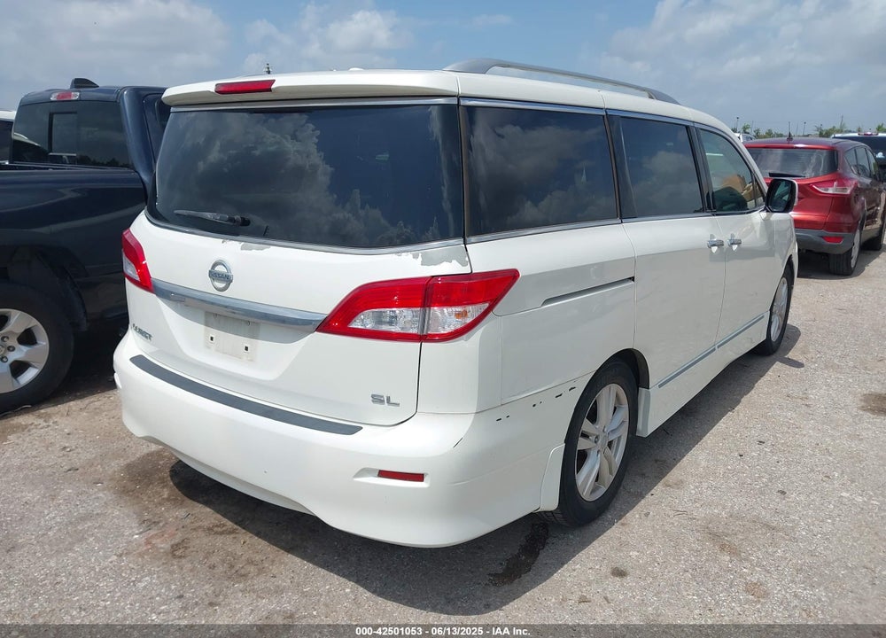 2012 NISSAN QUEST SL VIN: JN8AE2KP1C9036618