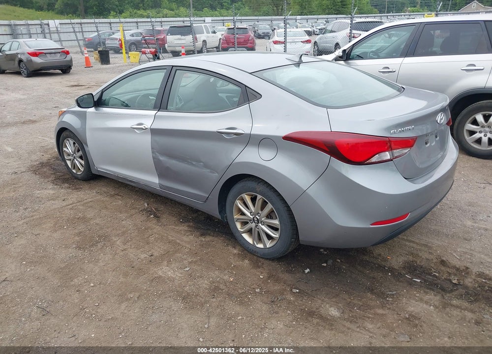 2015 HYUNDAI ELANTRA SE VIN: KMHDH4AE8FU341266