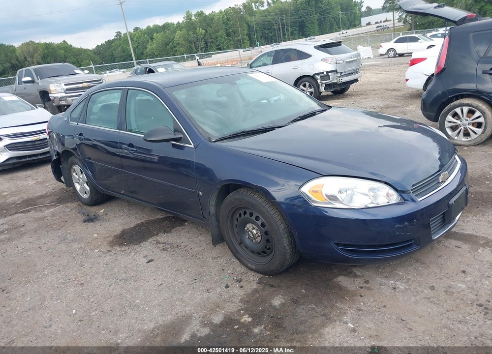 2008 CHEVROLET IMPALA LT VIN: 2G1WT58N189217856