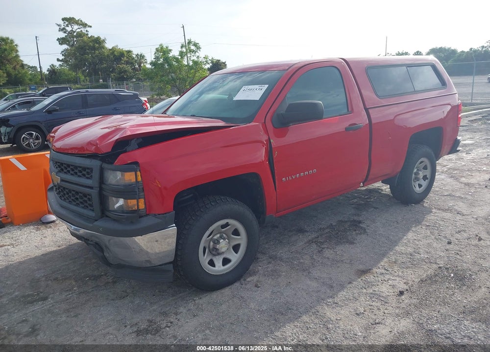 2014 CHEVROLET SILVERADO 1500 WORK TRUCK 1WT VIN: 1GCNCPEH7EZ401939