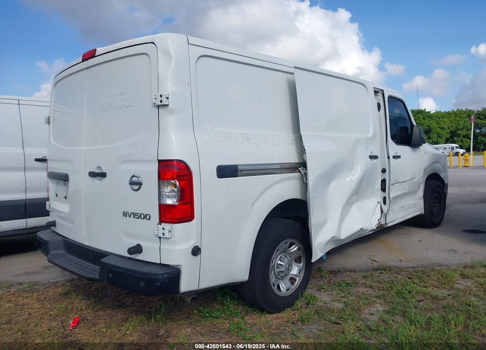 2020 NISSAN NV CARGO NV1500 SV STANDARD ROOF V6 VIN: 1N6BF0KM5LN808775