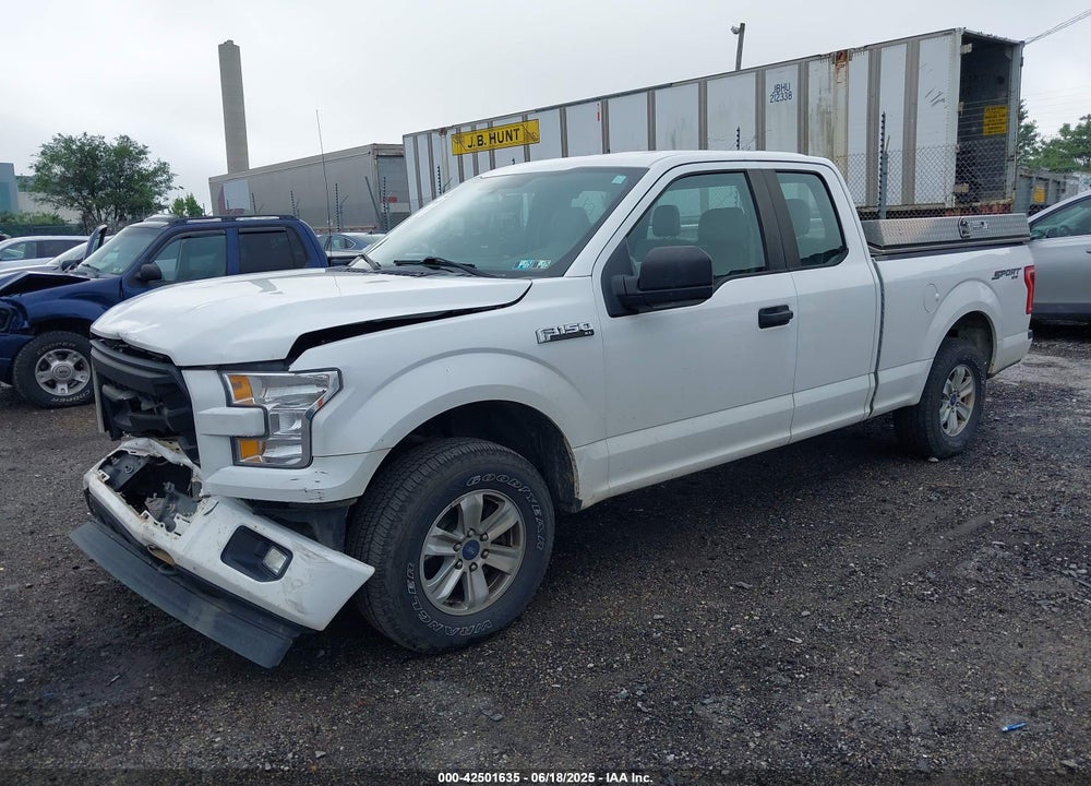 2017 FORD F-150 VIN: 1FTEX1E82HFB30800