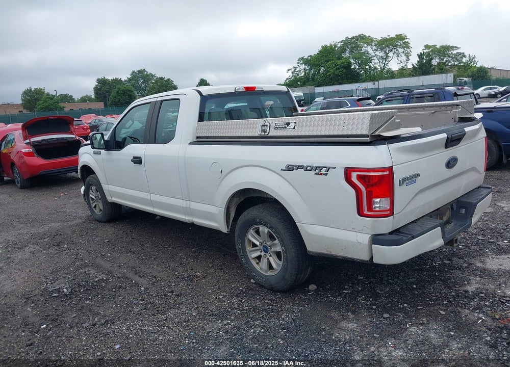 2017 FORD F-150 VIN: 1FTEX1E82HFB30800