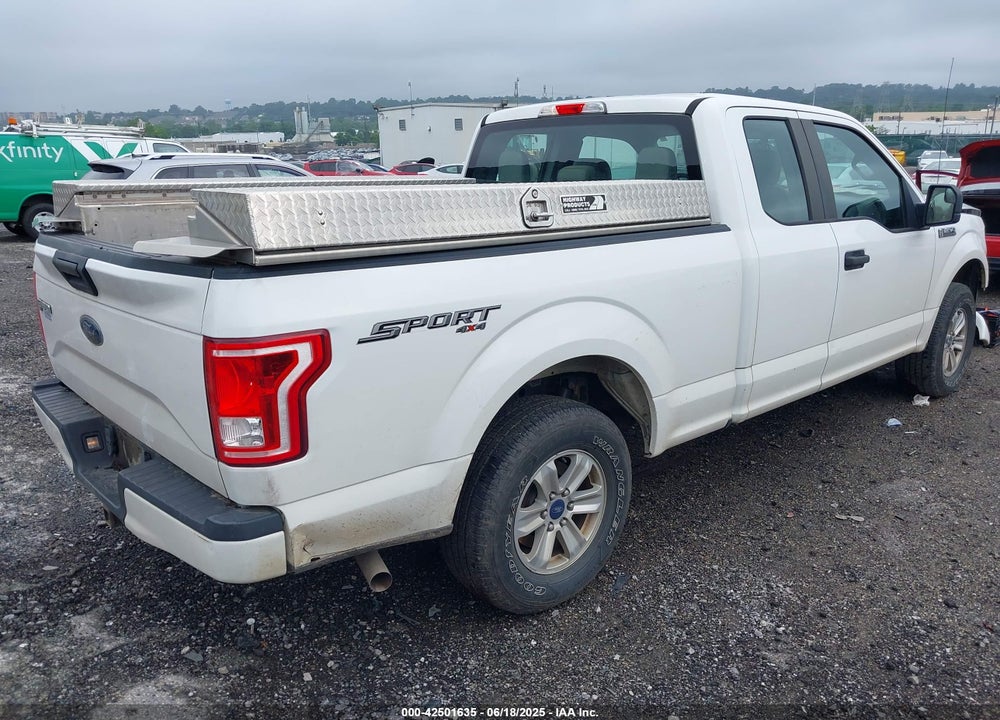 2017 FORD F-150 VIN: 1FTEX1E82HFB30800