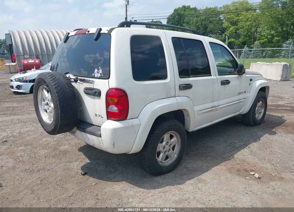 2002 JEEP LIBERTY LIMITED EDITION VIN: 1J8GL58K22W302844
