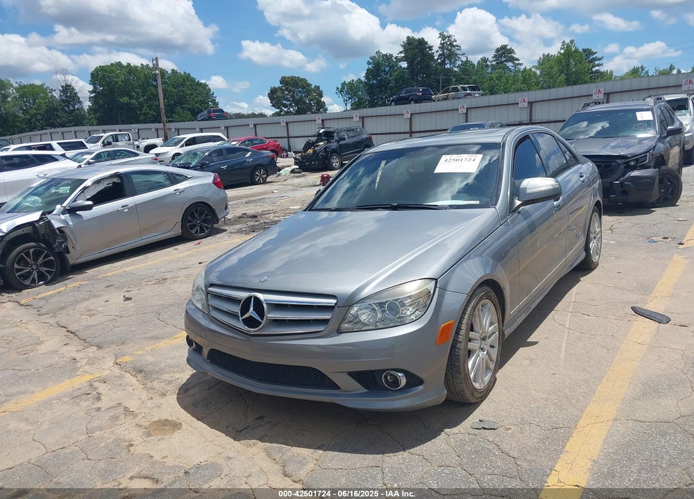 2009 MERCEDES-BENZ C CLASS VIN: WDDGF54X59R051705