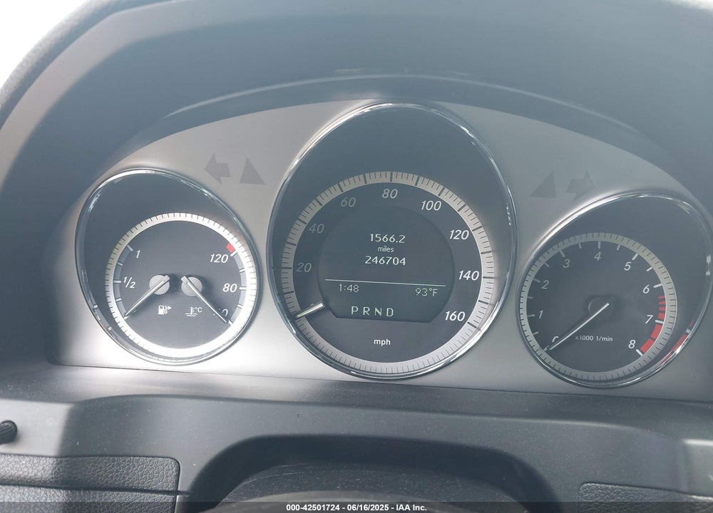 2009 MERCEDES-BENZ C CLASS VIN: WDDGF54X59R051705