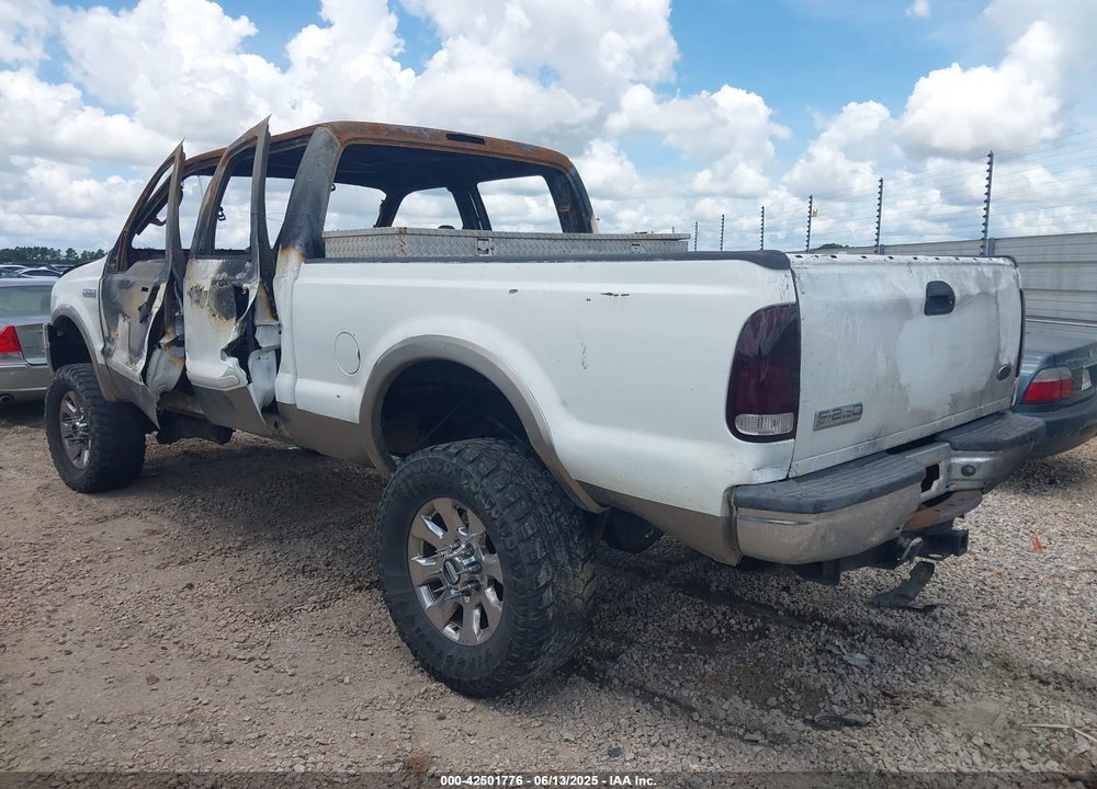 2005 FORD F-250 LARIAT/XL/XLT VIN: 1FTSW21P95EB20209