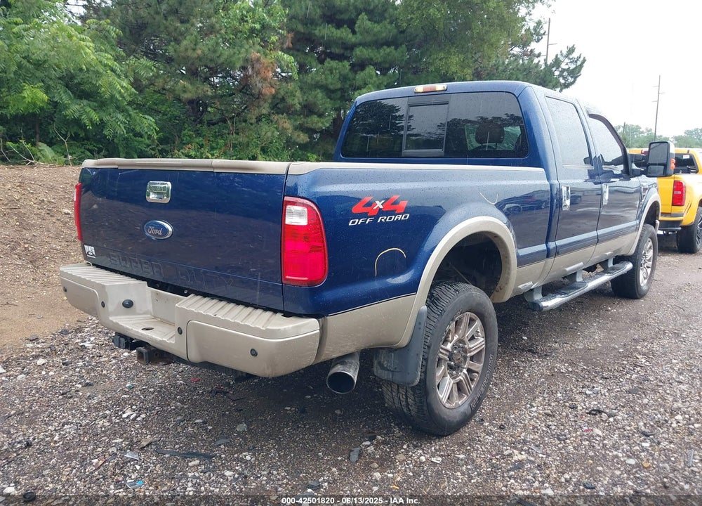 2008 FORD F-350 KING RANCH VIN: 1FTWW31RX8EC65594