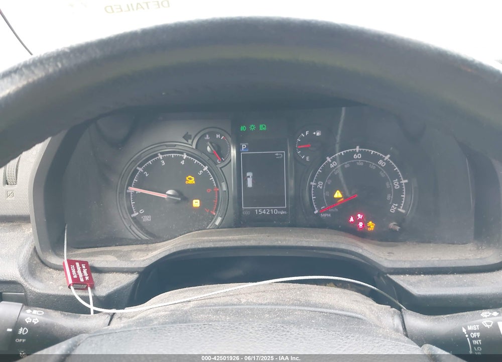 2020 TOYOTA 4RUNNER VIN: JTEZU5JR5L5214622