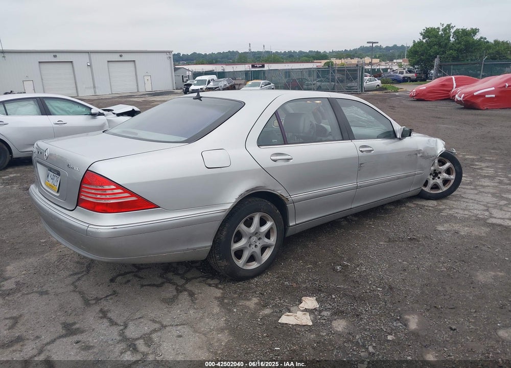 2004 MERCEDES-BENZ S-CLASS 4.3L VIN: WDBNG83J74A426576