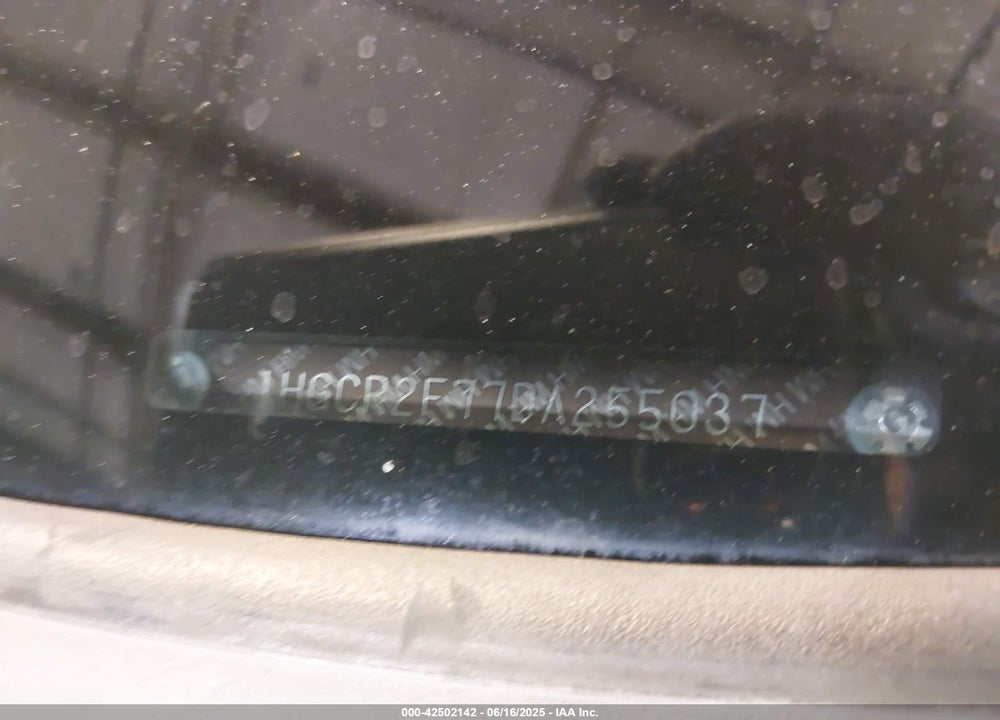 2013 HONDA ACCORD VIN: 1HGCR2F77DA255037