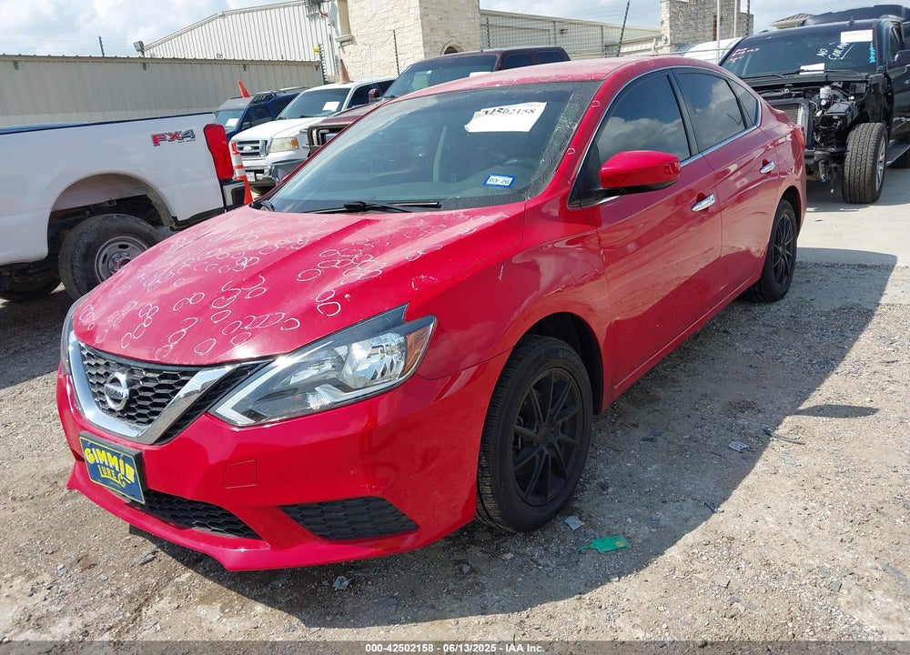 2016 NISSAN SENTRA SV VIN: 3N1AB7AP5GY322770