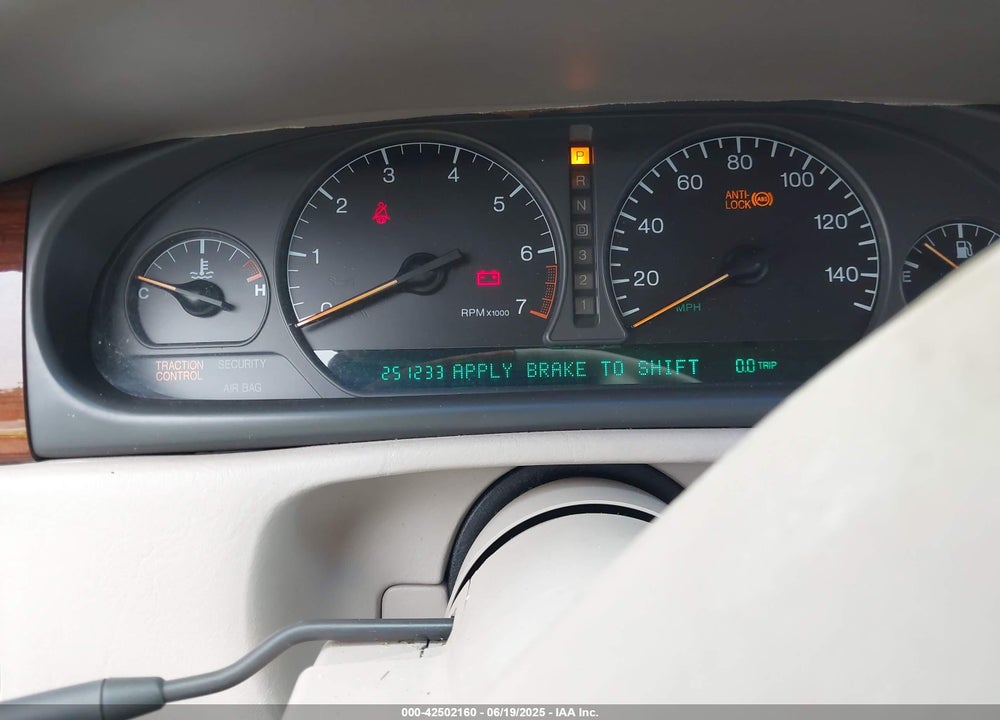 2001 CADILLAC ELDORADO ESC VIN: 1G6EL12Y41B108796