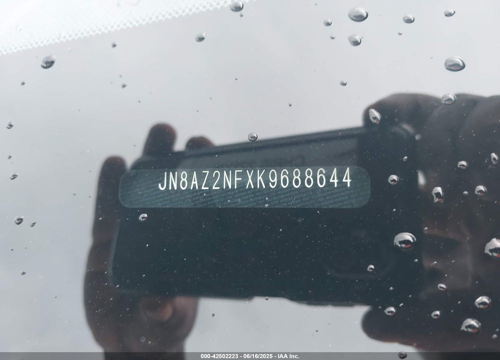 2019 INFINITI QX80 VIN: JN8AZ2NFXK9688644