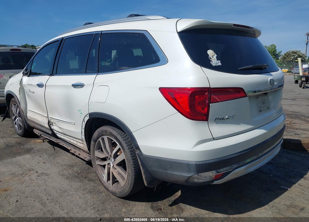 2017 HONDA PILOT ELITE VIN: 5FNYF6H0XHB009200