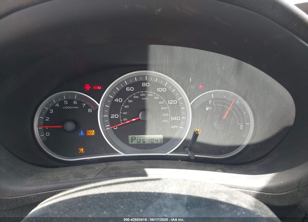 2009 SUBARU IMPREZA 2.5I VIN: JF1GE616X9H504758