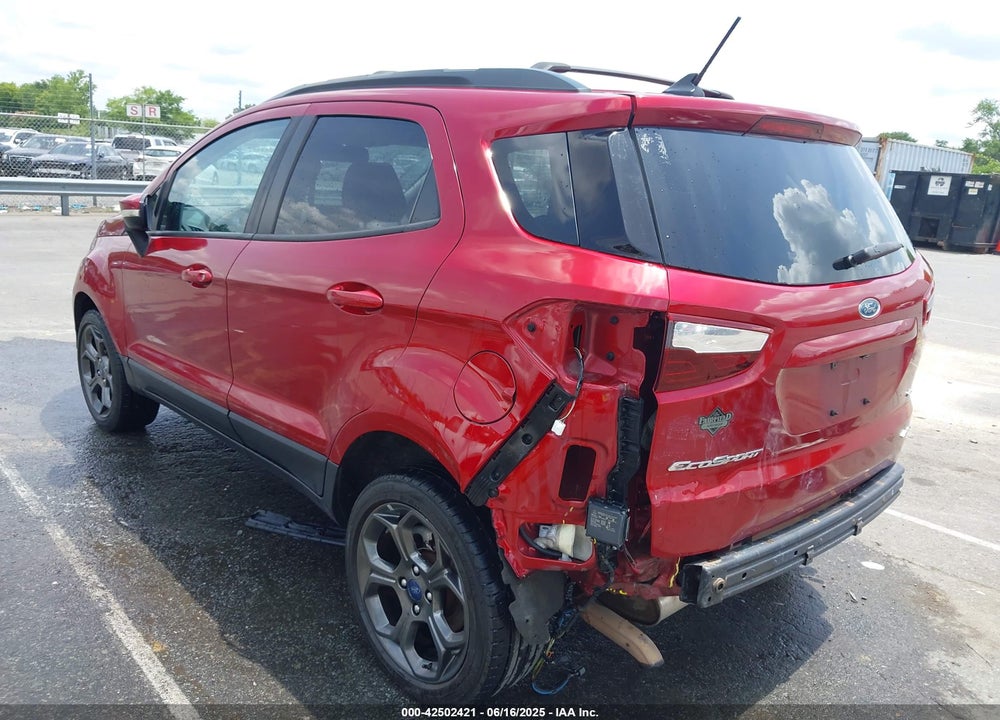 2018 FORD ECOSPORT SES VIN: MAJ6P1CL8JC171876