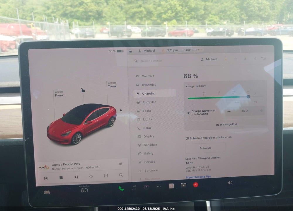 2019 TESLA MODEL 3 VIN: 5YJ3E1EA2KF311424