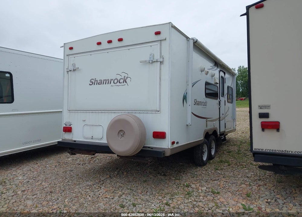 2011 FOREST RIVER FLAGSTAFF SHAMROCK 233 TRAVEL TRAILER VIN: 4X4TFLY22BD109424