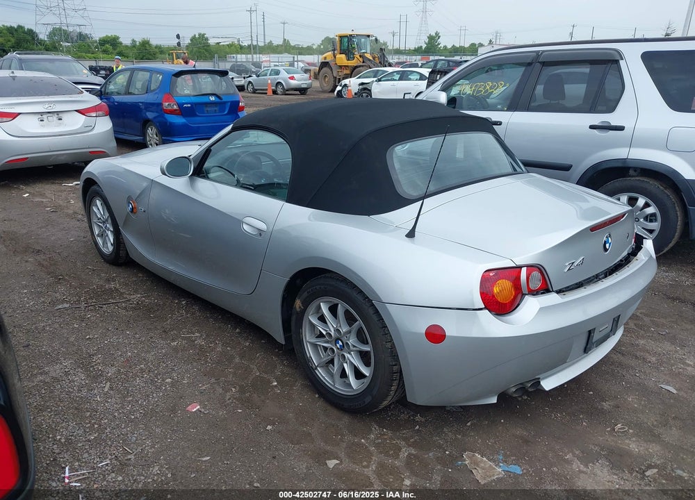 2004 BMW Z4 2.5I VIN: 4USBT335X4LS50255