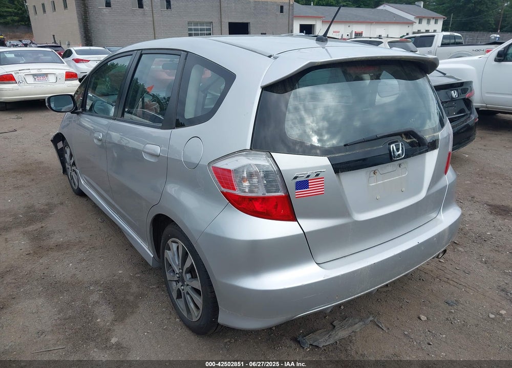 2012 HONDA FIT SPORT VIN: JHMGE8H5XCC016044